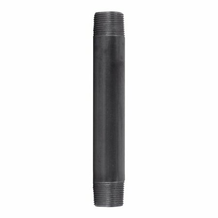 STZ NIPPLE BLACK 1 in.X8 in. 302U1X8